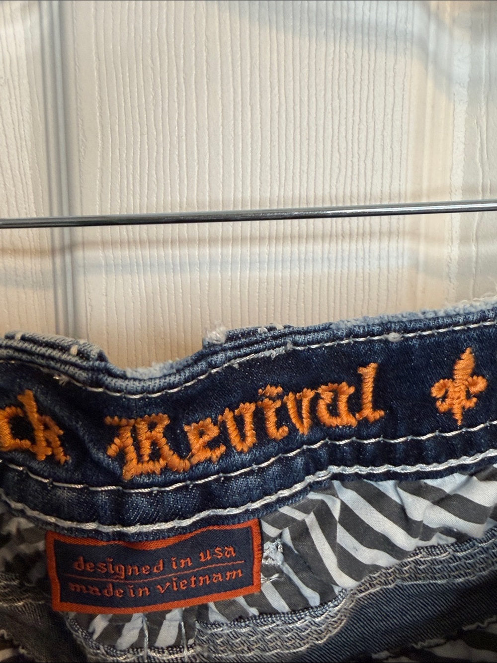 Rock Revival Distressed Blue Wash Womens Denim Shorts - Picture 7 of 13